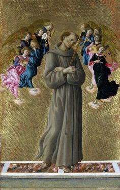 Saint Francis of Assisi with Angels-1475